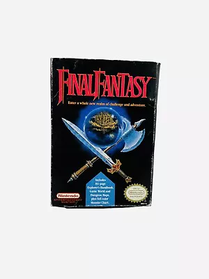 NINTENDO NES GAME FINAL FANTASY Authentic Cartridge & Box W/ Sleeve Fantasy RPG • $99.99