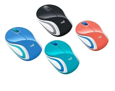 Logitech Wireless Mini Mouse M187 Pocket Sized Ultra Portable Mouse For Laptops • $9.99