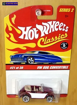Hot Wheels VW Bug Beetle [Spectra Red] Metal Body & Base - New/XHTF [E-808] • $26