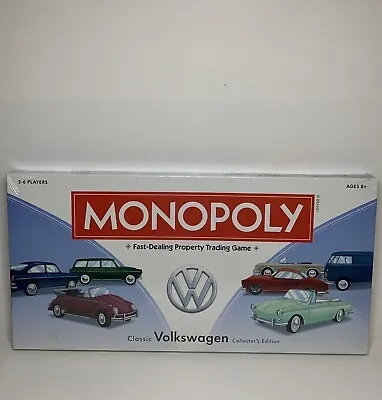 RARE Monopoly Classic Volkswagen VW Collector's Edition Board Game 2013 NEW • $229