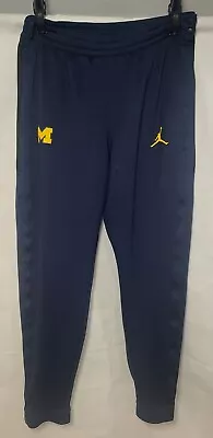 Air Jordan Michigan Wolverines Football Warmup/Sweatpants Men’s XL ~ Used  • $28