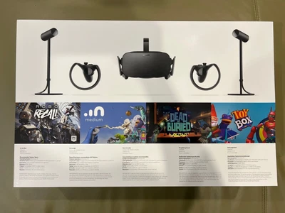 $269.99 • Buy Meta Oculus Rift Headset Touch Virtual Reality System VR Video Games *LIKE NEW*