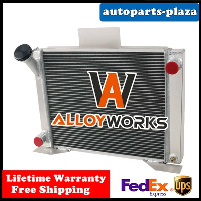 $229 • Buy 4 Row Aluminum Radiator Fit 1982-1994 93 Ford Ranger Pickup V8 Engine Conversion