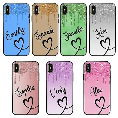 Personalised Name Case For IPhone 15 14 13 12 11 8 7 Plus XR XS Max Phone Cover • £5.49