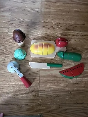 Melissa And Doug Ice Cream And Food Lot. Scooper And Knife Included.   • $11.55