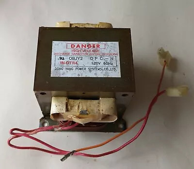 GE Microwave Oven H.V. Transformer OBJY2 YN-OTR4 Part # WB27X0931 • $30.99