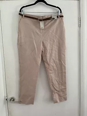 Brand New With Tags Nutmeg Slim Cropped Trousers Size 16 • £4