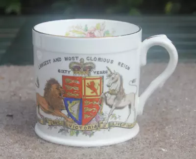 Antique 1897 Cup Queen Victoria Diamond Jubilee Cup Victorian Midhurst Sussex • £29.99