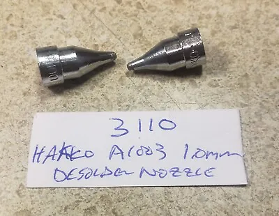 Lot Of (2) New! Hakko A1003 1.0mm Desoldering Nozzle • $12.95