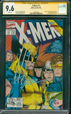 X Men 11 CGC 9.6 SS Jim Lee Iconic Team Cover 8/1992 • $229.99