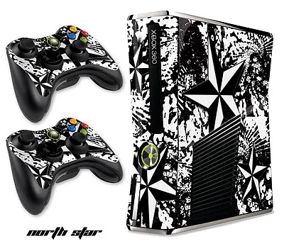 $8.95 • Buy Skin Decal Wrap For Xbox 360 Slim Gaming Console & Controller Xbox360 Slim NS W