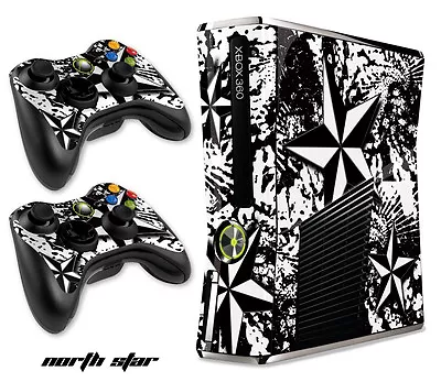 Skin Decal Wrap For Xbox 360 Slim Gaming Console & Controller Xbox360 Slim NS W • $8.95