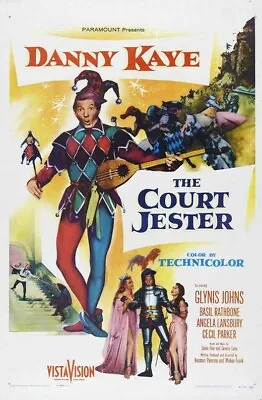 The Court Jester 1955 Comedy Danny Kaye Dvd Copy Of.public Domain Film Disc Only • £3.95