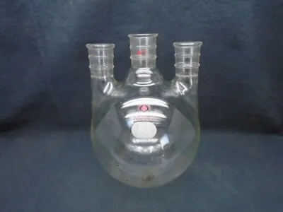 ACE 2000mL 3-Neck Glass Round Bottom Flask 29/42 Center 29/42 Sides 6944-44 • $59.99