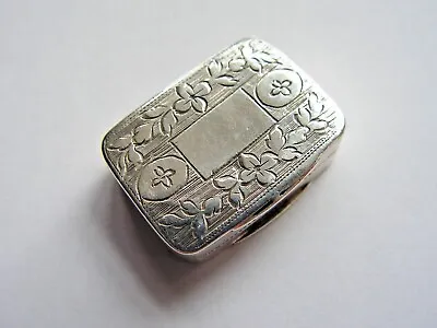 Small Antique Georgian Solid Silver Vinaigrette Matthew Linwood 1811  • $168.01