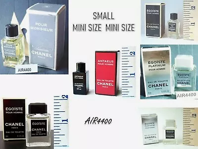 Chanel SMALL MINI SIZE: POUR MSR-ANTAEUS-EGOISTE V1-V2-EDT 4ml Box TRAVEL Select • $29.95