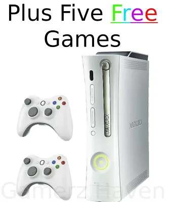 GUARANTEED Microsoft Xbox 360 Original Console Hard Drive HDD 2 NEW Controllers • $168.99