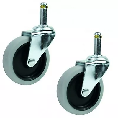 £17.99 • Buy Janitor Trolley Rubber Castor Wheel Numatic Xc1 Xc3 Wvd Ctd Nvdq 570 572 2 Pack