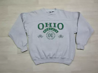 Vintage Ohio University Bobcats (M) Crewneck Gusset Sweatshirt 1990's OU School • $34.98