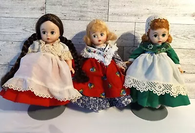 Madame Alexander Dolls Lot Of 3 Irish German Russia 8  • $9.95