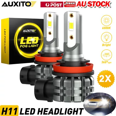 2x H11 H8 Super White Dual Color Switchback LED Fog Light Driving Bulbs Golbes • $38.02