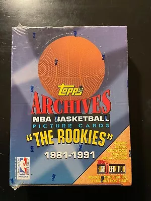 Topps Archives Basketball  The Rookies  1981-1991 Factory Sealed Wax Box -Jordan • $99