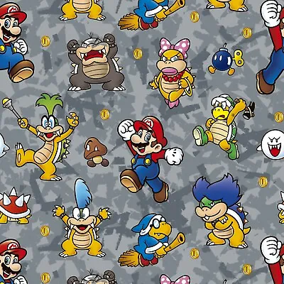 Super Mario Brothers Fabric By Springs Creative ~By The Yard • $14.99