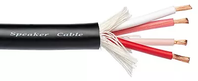 Canare 4S11 Star Quad Speaker Cable Black 14AWG - Bulk 4S11 PRICED PER FOOT • $1.89