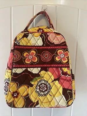 Vera Bradley Insulated Lunch Bag Floral Brown And Yellow • $2.25