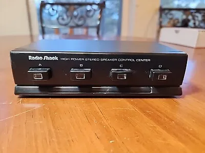 RadioShack 40-137 Stereo Speaker Control Center 4 Way Speaker Selector Switch • $9.99