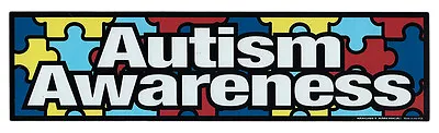 Magnetic Bumper Sticker - Autism Awareness (Puzzle Pieces Autistic) - Magnet • $7.99