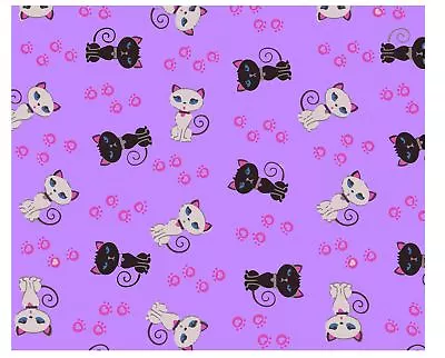 Premium Microfibre Lens Cleaning Cloths Cute Cats Purple Glasses Cleaner • £2.69