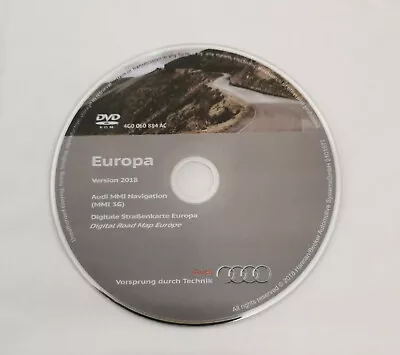 £28.50 • Buy 2018-2019 Audi MMI 3G BASIC SAT NAV DISC NAVIGATION MAP DVD UK&West Europe
