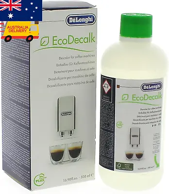 De'Longhi Ecodecalk DLSC500 Natural Descaler For Coffee Machines 500ml Pack • $36.99