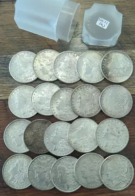 Pre-1921 US Morgan Silver Dollar Roll Of 20 Coins About Uncirculated -AU- • $882