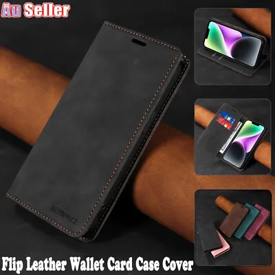 $12.59 • Buy For OPPO A78 A58 5G A9 A5 A57 Reno 8 Pro 8T Flip Leather Wallet Card Case Cover