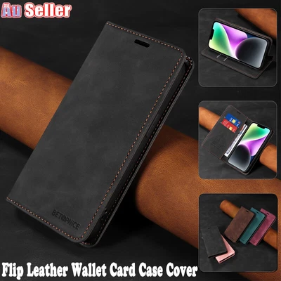 $12.59 • Buy For OPPO A78 A58 5G A9 A5 A57 Reno 8 Pro 8T Flip Leather Wallet Card Case Cover