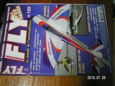 ?μ μ? Fly Magazine N°159 Insert Plan Beep Bip / Saphira Yak 54 Ventus 2Bx T-28 • $6.48
