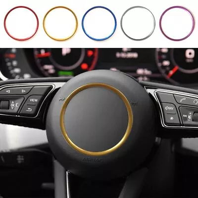 Wheel Steering Wheel Trim Decorative Ring For Audi A4L A3 A5 Q2L 2017-2022 • $18.13