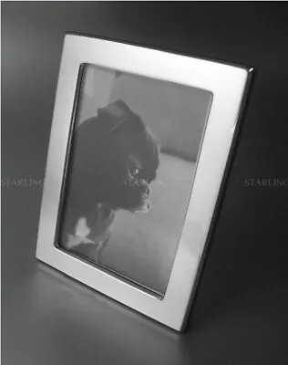 £51.01 • Buy Small SMALL SMOOTH AND ELEGANT PHOTO FRAME 925 STERLING MAHAGONI BACK 6x9 (M)