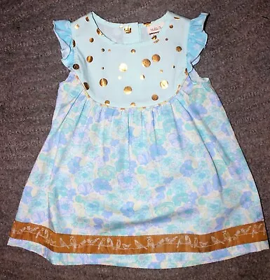 Matilda Jane Toddler Girls All A Flutter Dress - Size 4 - EUC • $17.99