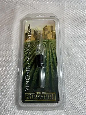 Cork Pops Clear Giovanni VinOair Wine Aerator And Non Drip Spout • $17.99