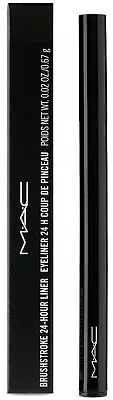 MAC Eyeliner Pen Brushstroke 24-Hour Eye Liner Brushblack Waterproof - NEW.Boxed • £15