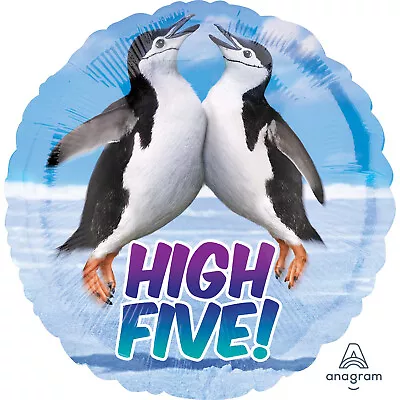 Penguins High Five 18Inch Foil Balloon • £4.99