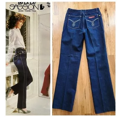 Vintage Sasson Jeans 70s-80s OLD STOCK Women's Size 12 • $100