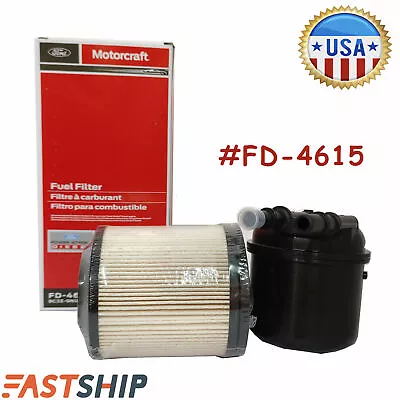 OEM FD4615 Diesel Fuel Filter Motorcraft Fits For Ford F-250 F-450 6.7L • $19.99