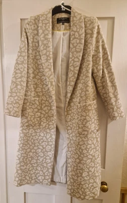 £31 • Buy BNWT Helene Berman London X Anthropologie Beige Patterned Smart Size 12 RRP £220