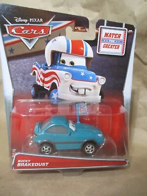 Mattel Disney Pixar CARS Mater The Greater Bucky Brakedust   1/55 Scale Diecast • $5.95