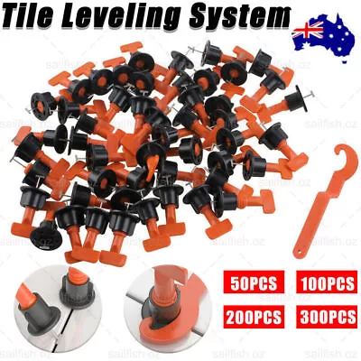 50~400 PCS Tile Leveling System Clips Levelling Spacer Tiling Tool Floor Wall • $11.59