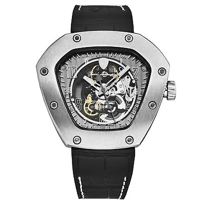 Tonino Lamborghini Men's 'SPYDERLEGGERO' Skeleton Dial Automatic Watch TLF-T06-1 • $2386.70